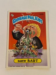 Garbage Pail Kids Card Barfin Bart