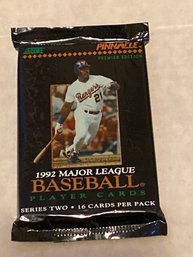 1992 Pinnacle Series Two Baseball Pack