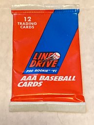 1991 Line Drive Baseball Pack