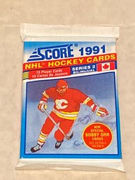 1991 SCORE NHL Hockey Cards Series 2 Bilingual Unopened Pack
