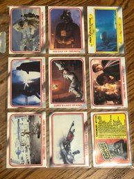 Lot Of (9) Empire Strikes Back Cards