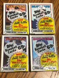 1988 Topps Cello Pack Lot Of 4