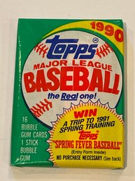 1990 Topps Baseball Wax Pack