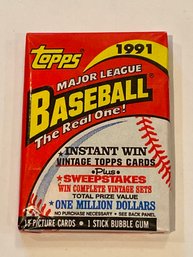1991 Topps Baseball Wax Pack
