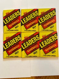 1987 Topps Mini Leaders Baseball Wax Pack Lot Of 6