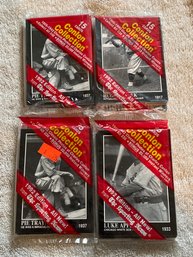 1992 Conlon Collection Baseball Wax Pack Lot Of 4