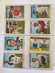 1967 Topps Baseball Card Lot Of 8