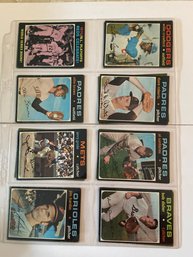 1971 Topps Baseball Card Lot Of 16