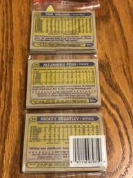 1987 Topps Unopened Rak Pak HOF Paul Molitor Showing On Bottom!