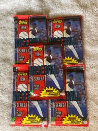1994 Topps Baseball Series 1 Wax Pack Lot Of 5