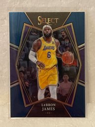 2021 Panini Select LeBron James Blue And Purple  #195