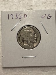 Buffalo Nickel 1935 D