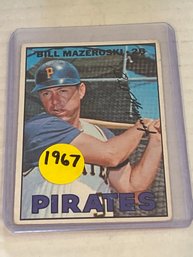 1967 Topps Baseball Card Bill Mazeroski