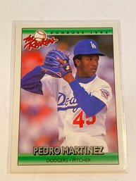 1992 Donruss The Rookies Baseball Card Pedro Martinez