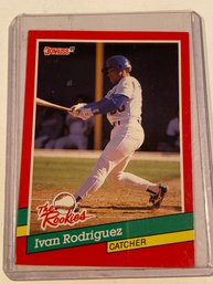 1991 Donruss Baseball Card Ivan Rodriguez