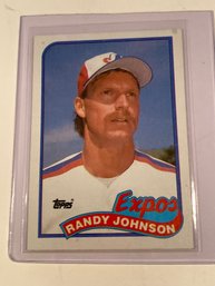 1989 Topps Baseball Card Randy Johnson