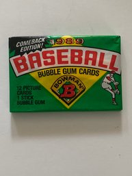 1989 Bowman Baseball Card Wax Pack. Possible Griffey Rookie!