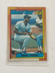 1990 Topps Baseball Card Frank Thomas Rookie