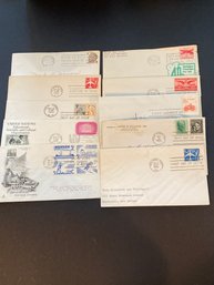 Assorted Vintage Envelope Cache Lot Of 10