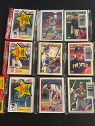 1988 Topps Rak Pack Lot Of  (3)