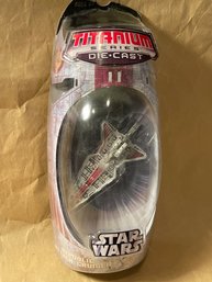 Star Wars Titanium Series Republic Attack Cruiser Die Cast Vehicle