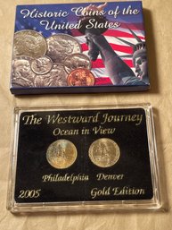 US Westward Journey Jefferson Nickel Set: 2005 , Ocean In View, Gold Edition