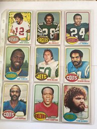 1976 Topps Football Lot Of 18