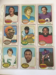 1976 Topps Football Lot Of 18