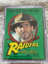 1981 RAIDERS OF THE LOST ARK TRADING CARD SET '88 CARDS