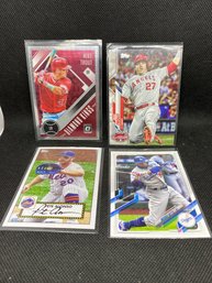 Superstar Baseball Card  Lot Of 4