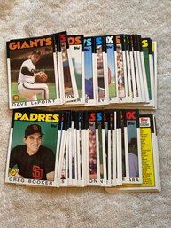 1986 Topps Baseball Card Lot Of 50