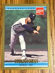 1992 Nolan Ryan Coca Cola Donruss Card