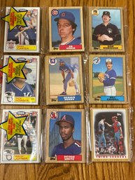 Lot Of (3) 1987 Topps Unopened Rak Paks