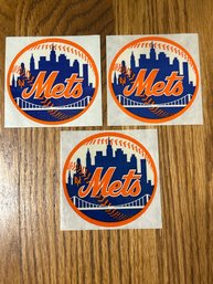 Lot Of (3) NY Mets Stickers