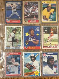 Lot Of (18) 1980s Hall Of Famers!