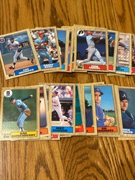 Lot Of (50) 1987 Topps Baseball Cards