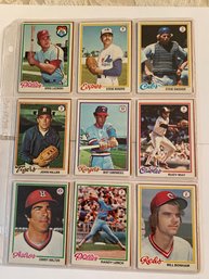 1978 Topps Baseball Card Lot Of 18. Minty!!