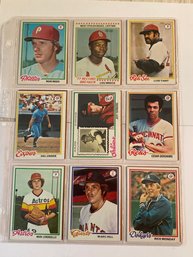 1978 Topps Baseball Card Lot Of 18. Minty!!