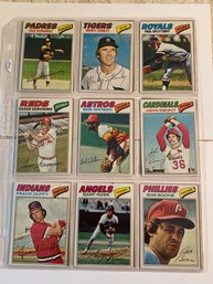 1977 Topps Baseball Card Lot Of 18. Minty!!