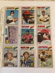 1977 Topps Baseball Card Lot Of 18. Minty!!