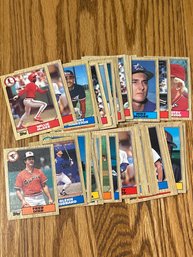 Lot Of (50) 1987 Topps Baseball Cards