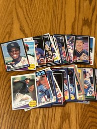 Lot Of (50) 1980s Baseball Cards