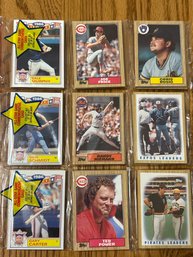 Lot Of (3) 1987 Topps Unopened Rak Paks