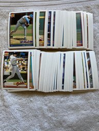 1991 Topps Baseball Card Lot Of 100