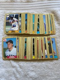 1987 Topps Baseball Card Lot Of 100