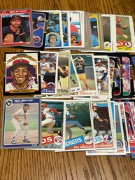 Lot Of (50) 1980sBaseball Cards