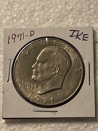 Ike  Dollar 1971 D