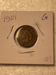Indian Head Cent 1901