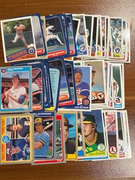 Lot Of (50) 1980s Baseball Cards