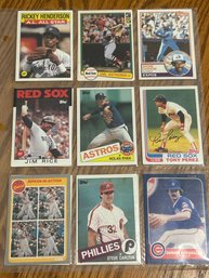 Lot Of (18) 1980s Hall Of Famers!